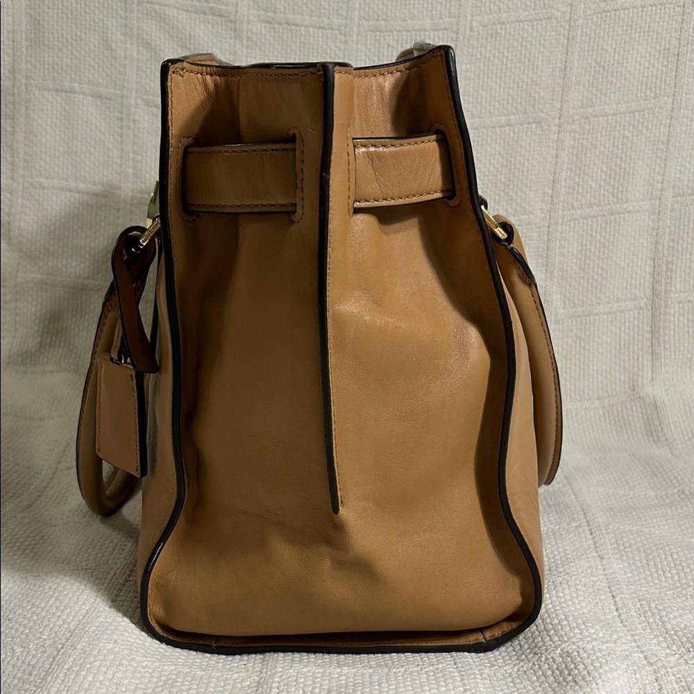 Michael Kors Hamilton Traveler Leather Satchel - Picture 4 of 16